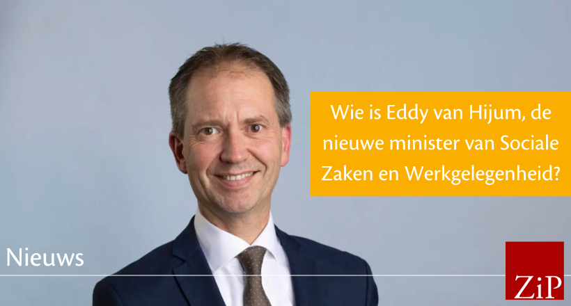 Wie Is Eddy Van Hijum, De Nieuwe Minister Van Sociale Zaken En ...