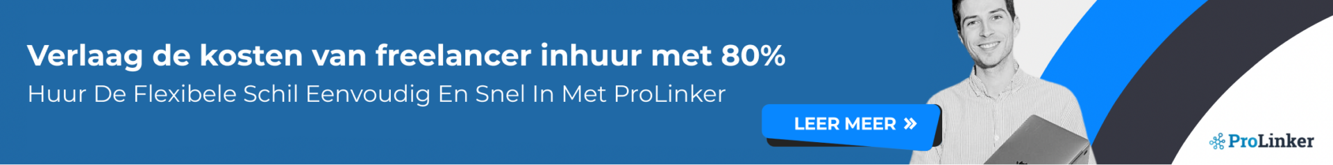 Banner van ProLinker – opdrachtgever